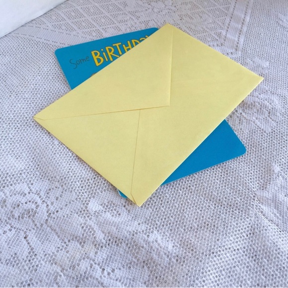 Humorous Blue & Yellow Birthday Card - Picture 2 of 9